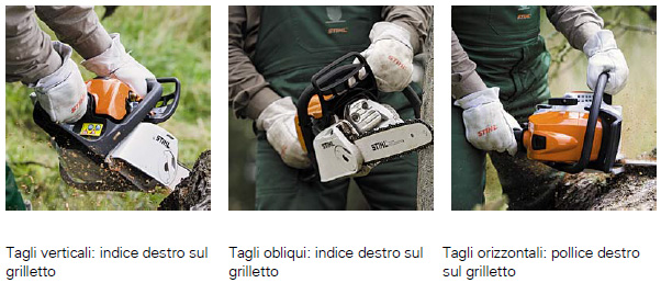 come tagliare con la motosega