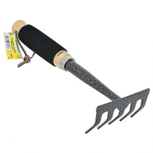 manico in legno rivestito in gomma ergonomico