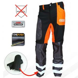 pantaloni con possibilità inserimento parastinchi