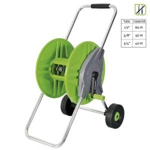 Avvolgitubo con ruote verdemax 9564-0