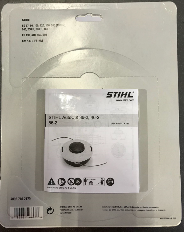 TESTINA FILO STIHL PER DECESPUGLIATORE AUTOCUT 36-2-9283