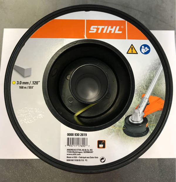 BOBINA FILO STIHL PER DECESPUGLIATORE Ø 3 QUADRATO-9372