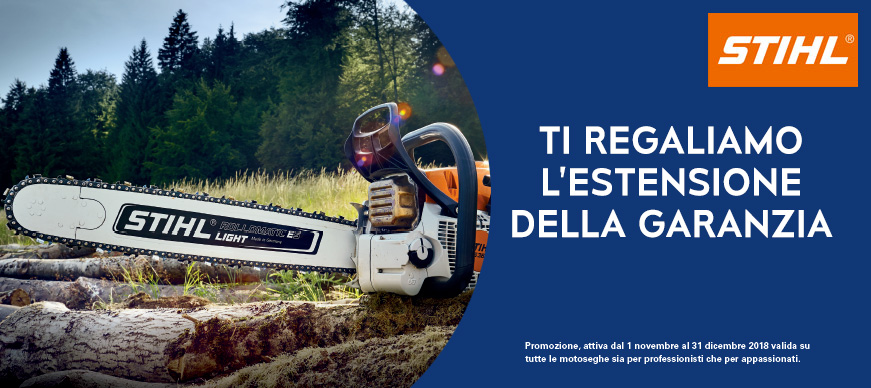 estensione garanzia stihl