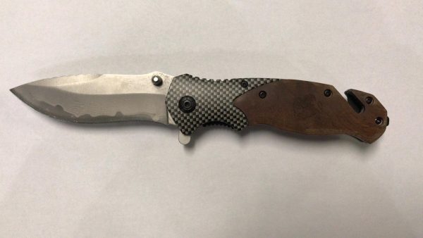 COLTELLO DA TASCA CON MANICO IN LEGNO AUSONIA 026528-0