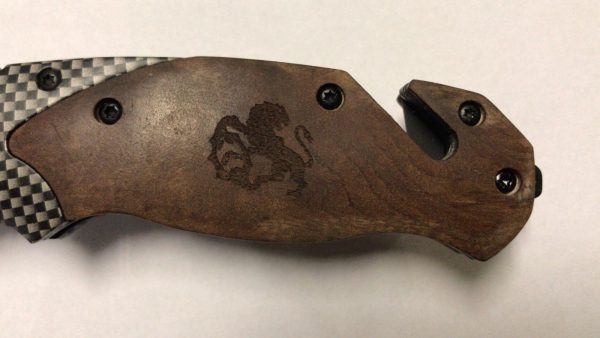 COLTELLO DA TASCA CON MANICO IN LEGNO AUSONIA 026528-9510