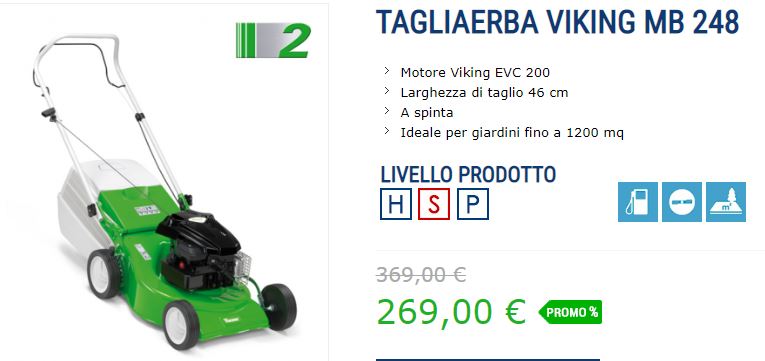 TAGLIAERBA VIKING MB 248