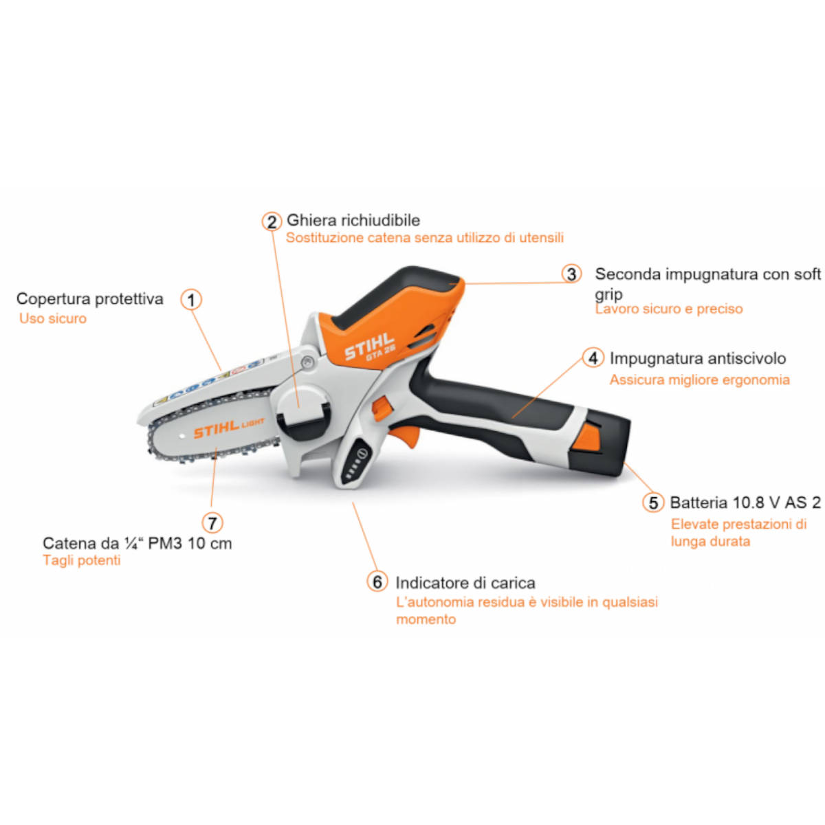 Potatore stihl gta26 alliastore