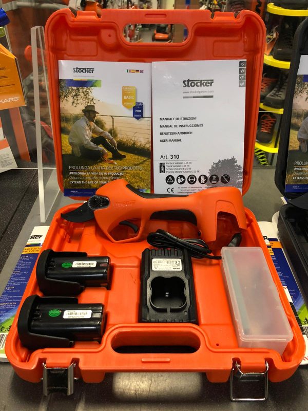 forbice a batteria stocker