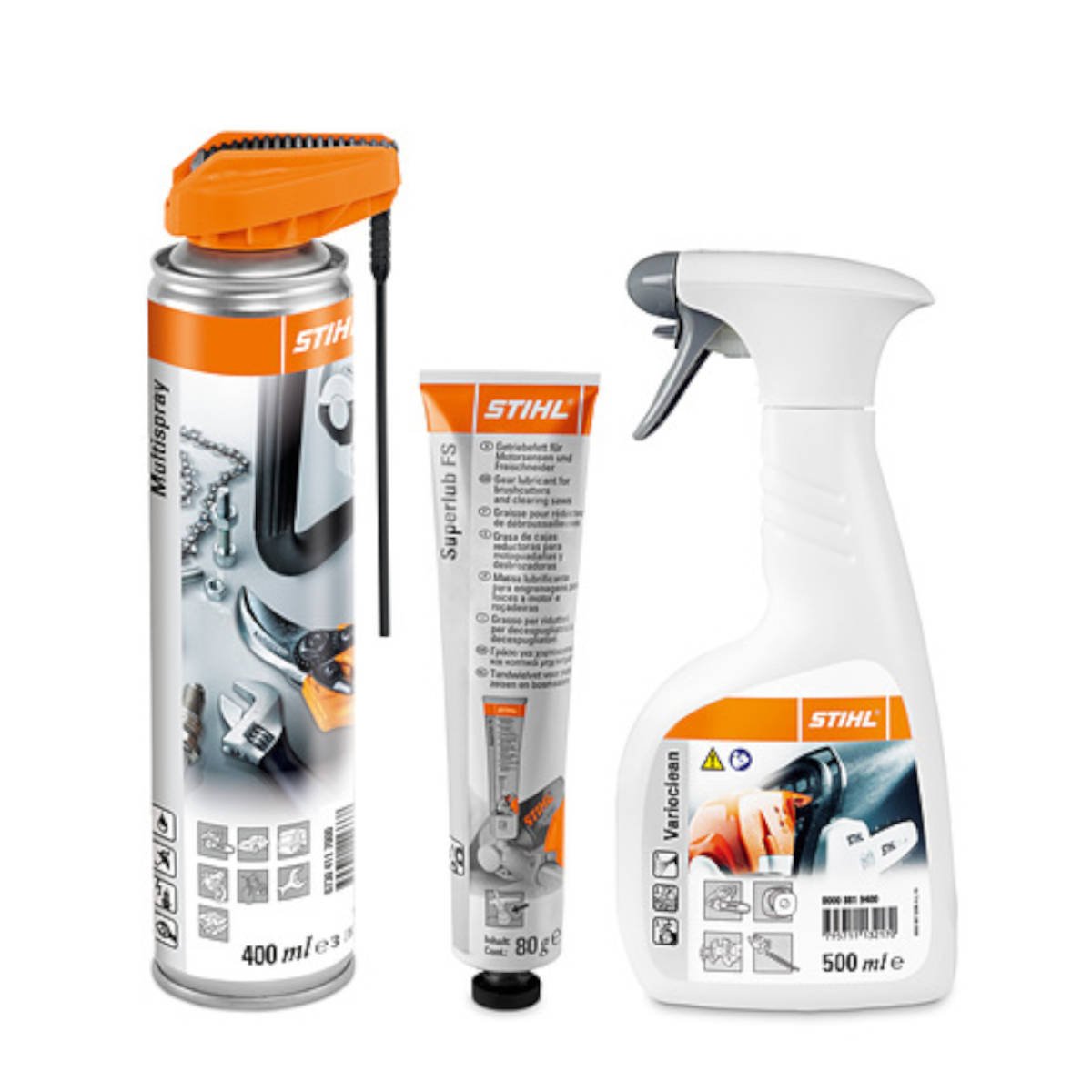 Care-&-Clean-Kit-FS-Plus-Stihl-Per-La-Cura-E-La-Pulizia-Del-Decespugliatore